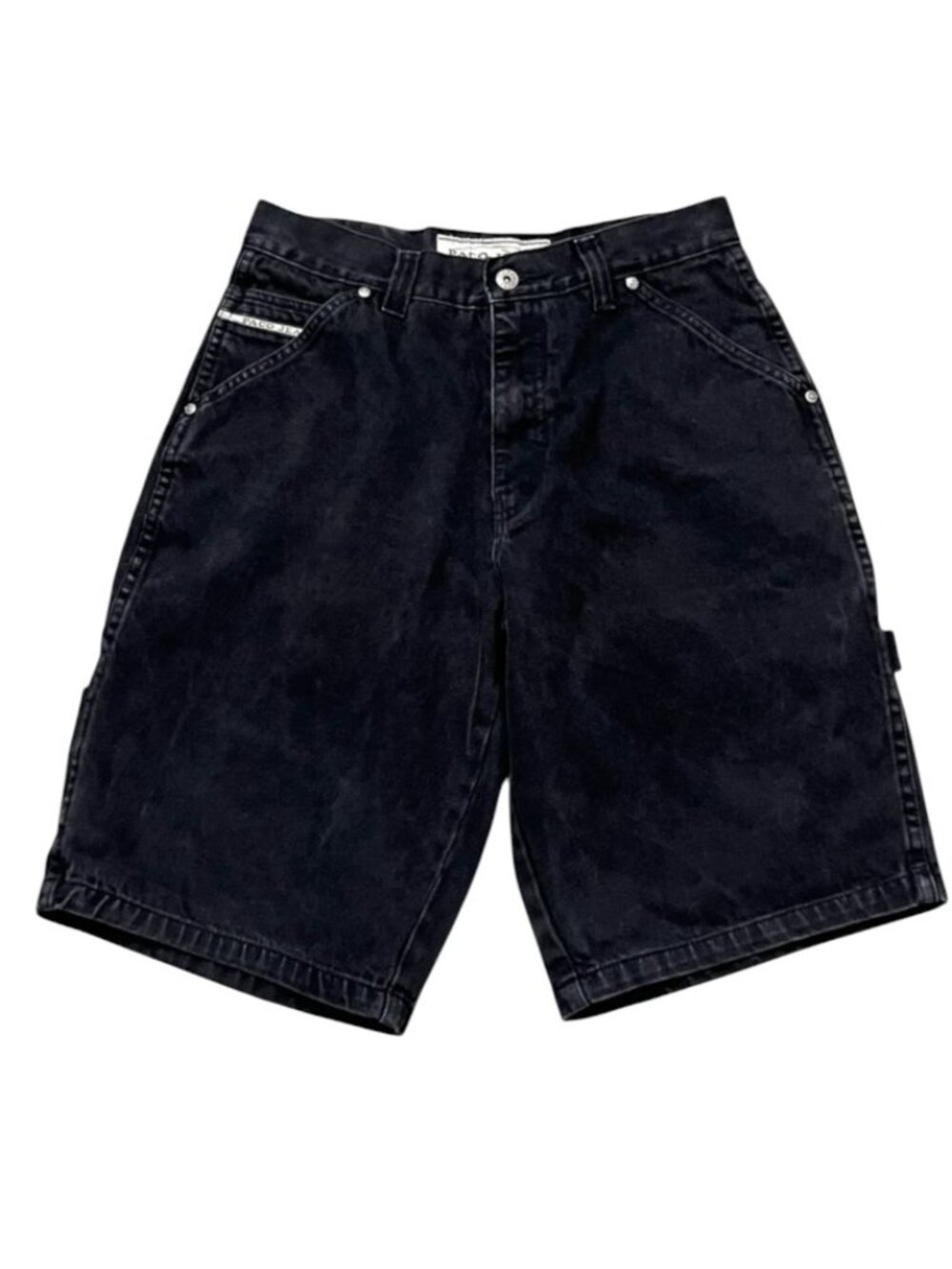 Vintage PACO Jeans Black Carpenter Shorts Retro Denim Work Shorts Men’s Waist 31